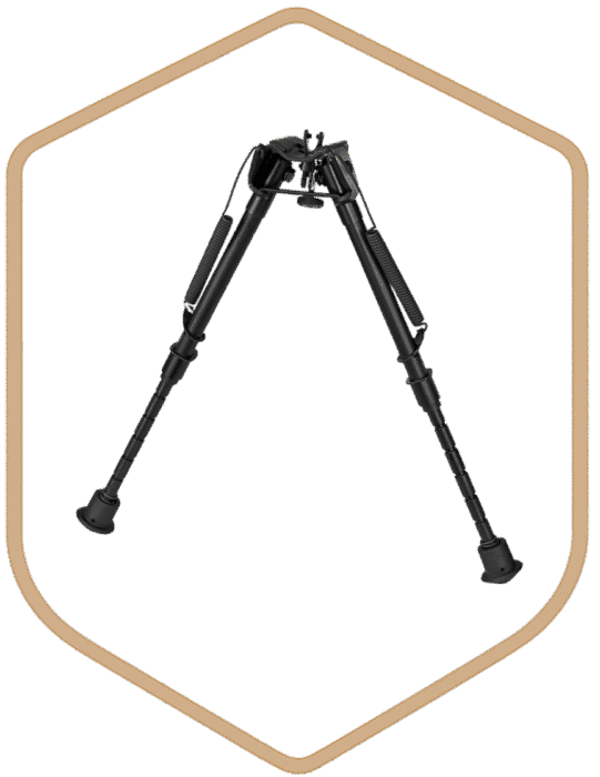 HARRIS BIPOD LM 9-13" LEG NOTCHED FIXED BASE