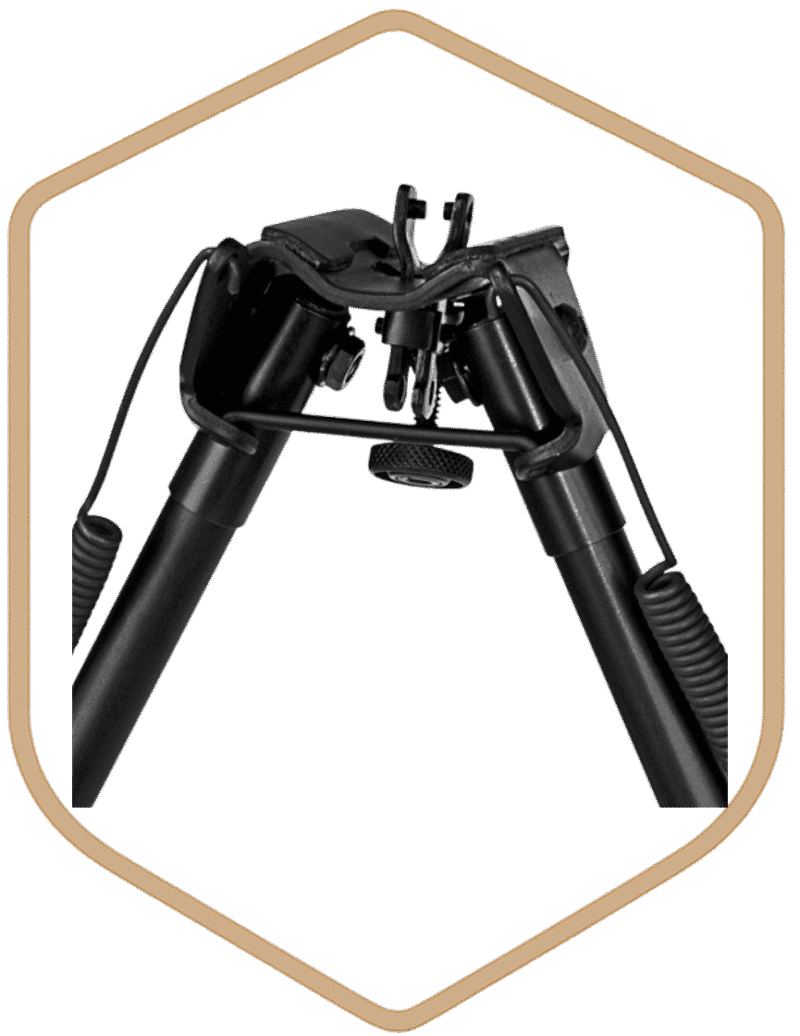 HARRIS BIPOD LM 9-13" LEG NOTCHED FIXED BASE - Image 2