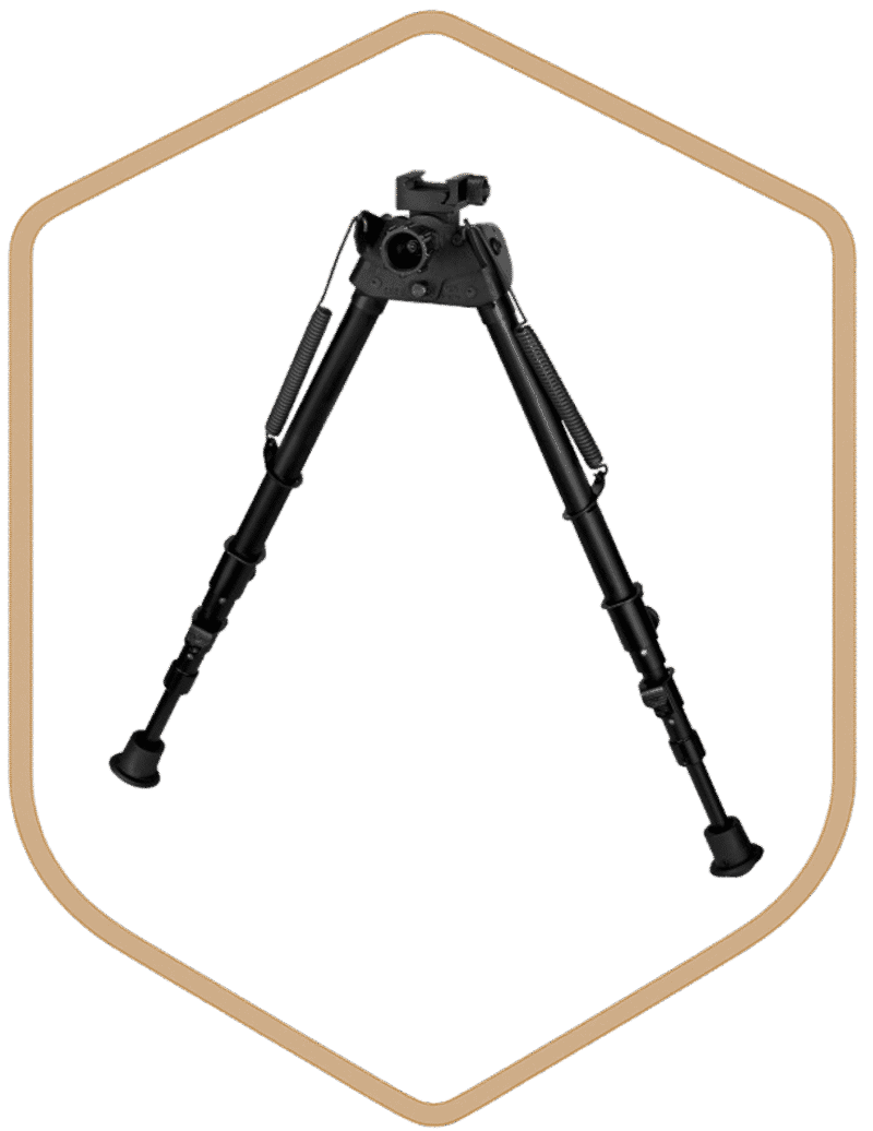 HARRIS BIPOD S-25CP 13.5-27" ROTATE PICATINNY BASE