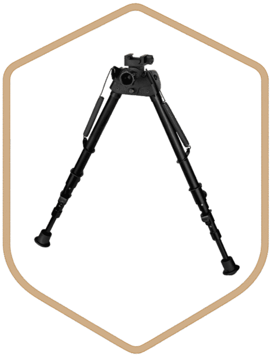 HARRIS BIPOD S-25CP 13.5-27" ROTATE PICATINNY BASE