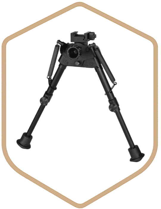 HARRIS BIPOD S-BR2P 6-9" SELF LEVEL ROTATE/ PICATINNY