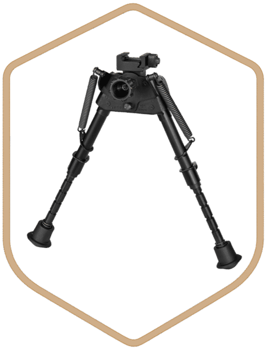 HARRIS BIPOD S-BRMP 6-9" NOTCHED ROTATE PICATINNY