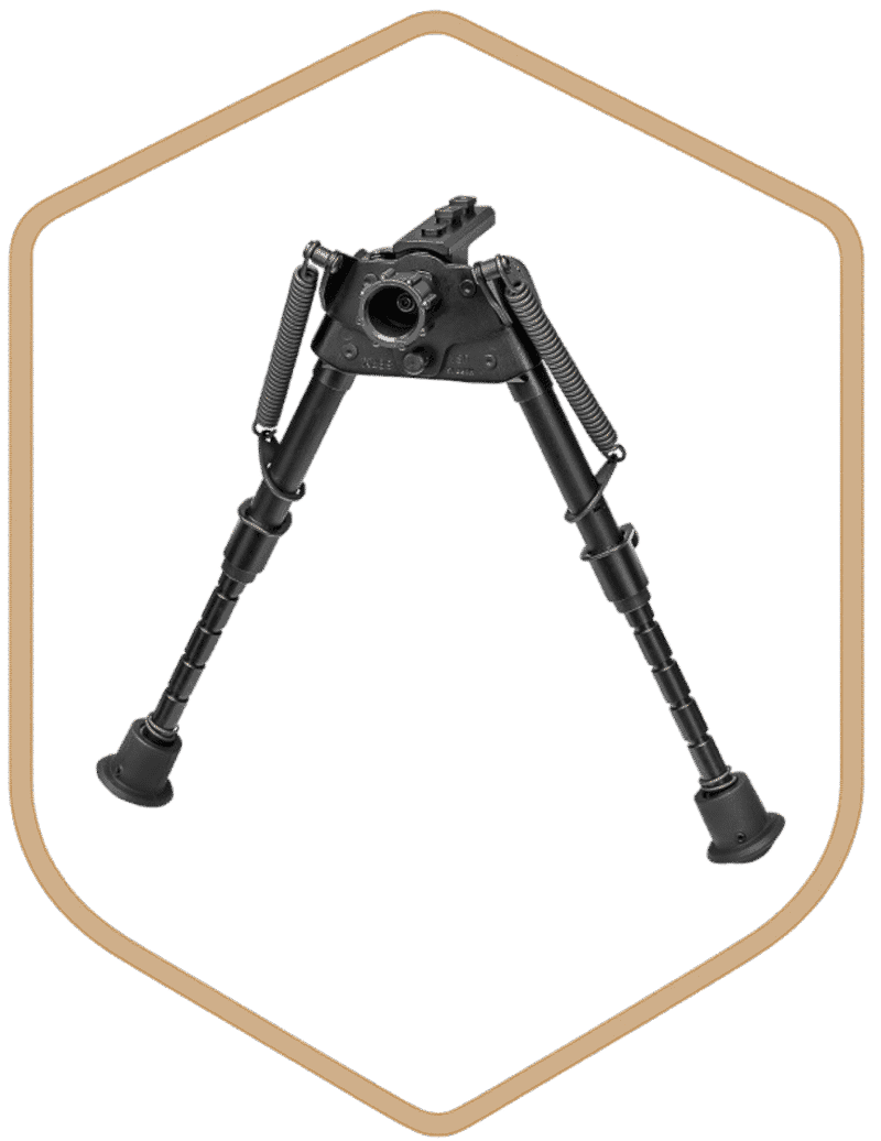 HARRIS BIPOD S-BRM M-LOCK LEG NOTCH ROTATE BASE