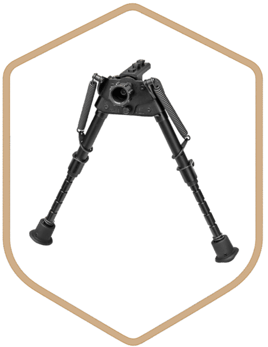 HARRIS BIPOD S-BRM M-LOCK LEG NOTCH ROTATE BASE