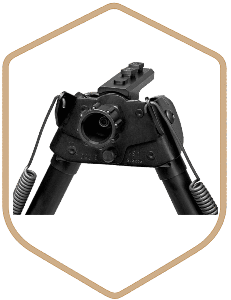 HARRIS BIPOD S-BRM M-LOCK LEG NOTCH ROTATE BASE - Image 2