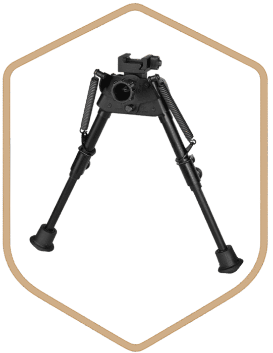 HARRIS BIPOD S-BRP 6-9" ROTATE PICATINNY BASE