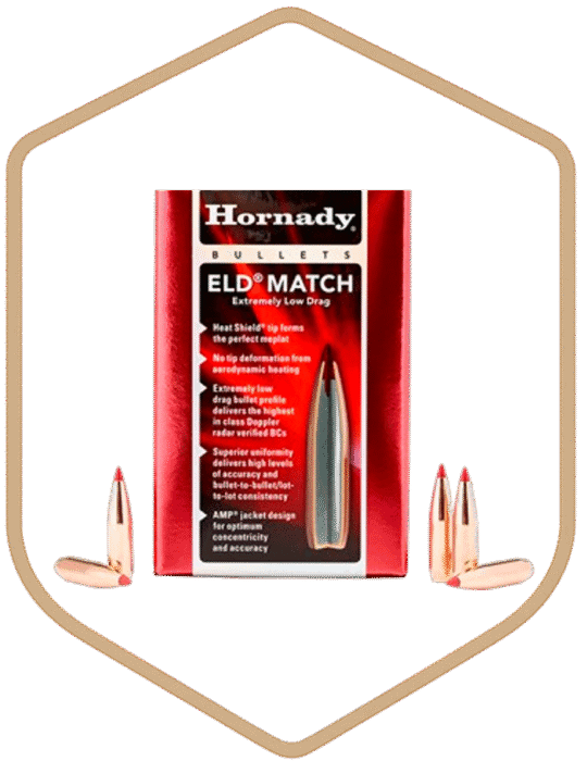 HORNADY 22- 80gr ELD Match (100)